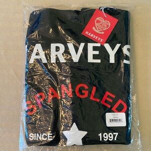 Harveys Spangled Denim tote. New in plastic and with tag